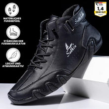 Lade das Bild in den Galerie-Viewer, Alpaka - orthopädische, wasserdichte &amp; rutschfeste Leder-Barfußschuhe
