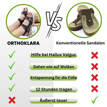 Lade das Bild in den Galerie-Viewer, OrthoKlara - ergonomische,  schmerzlindernde &amp; rutschfeste Sandalen für Damen
