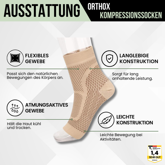 Orthox Kompressionssocken zur Schmerzlinderung (2026)