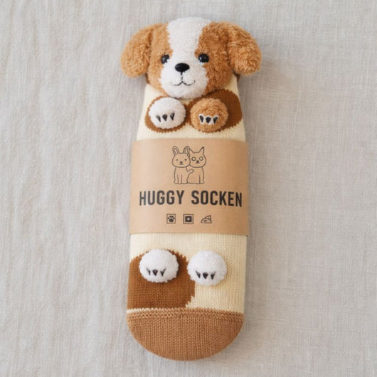 HUGGY Kuschelsocken – mit Katzen & Hunden – Einheitsgröße – Unisex