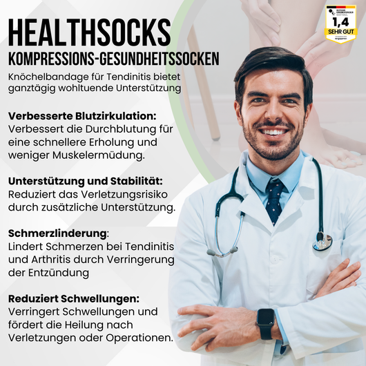 Healthsocks Kompressions u.-Gesundheitssocken zur Schmerzlinderung (2026)